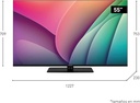 Panasonic TV-55W80AEZ, TV QLED 139 cm (55") UHD 4K, Dolby Vision, High Contrast, Smart TV