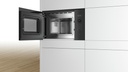 Bosch BFL524MB0, microondas integrable con grill, serie 6, 20l, 800w, negro
