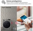 LG F4WR7009AGS, lavadora carga frontal, 9kg, 1400rpm, inox, clase A -10%
