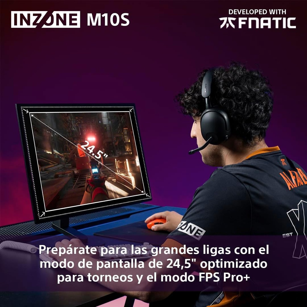 SONY SDM27Q10S Monitor Gaming, 27"4K OLED, Frecuencia 480Hz, Tiempo de respuesta 0,03ms, Perfecto para PS5