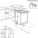 AEG FFB64607ZM, lavavajillas libre instalación, 60cm, 13 cubiertos, inox, clase C