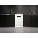 AEG FFB64607ZW, lavavajillas libre instalación, 60cm, serie 6000, SateliteClean, 13 cubiertos, blanco, clase C