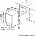 Balay 3VT4031NA Lavavajillas Integrable, 45cm, 10 cubiertos, clase E