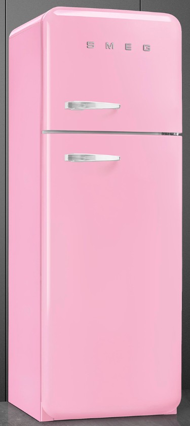 Smeg FAB30RPK5, frigorífico dos puertas, 172x60cm, 50's Style, rosa, clase D