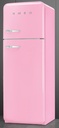Smeg FAB30RPK5, frigorífico dos puertas, 172x60cm, 50's Style, rosa, clase D