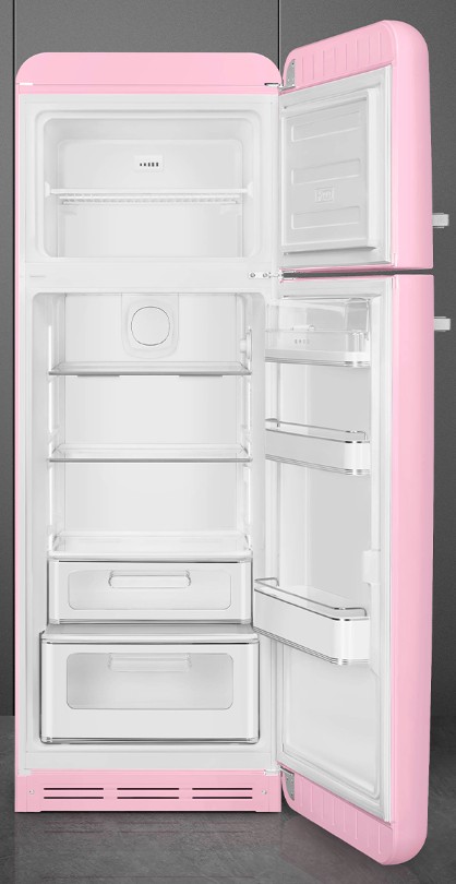 Smeg FAB30RPK5, frigorífico dos puertas, 172x60cm, 50's Style, rosa, clase D