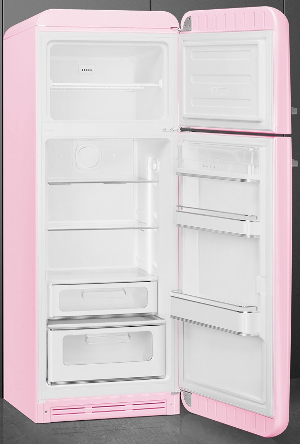 Smeg FAB30RPK5, frigorífico dos puertas, 172x60cm, 50's Style, rosa, clase D