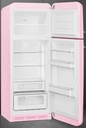 Smeg FAB30RPK5, frigorífico dos puertas, 172x60cm, 50's Style, rosa, clase D