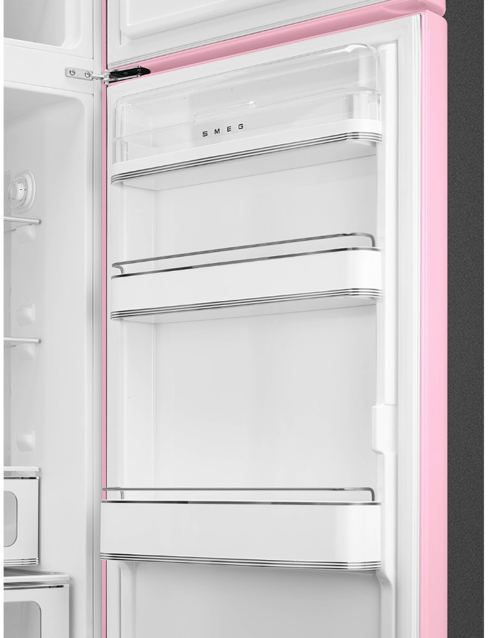 Smeg FAB30RPK5, frigorífico dos puertas, 172x60cm, 50's Style, rosa, clase D