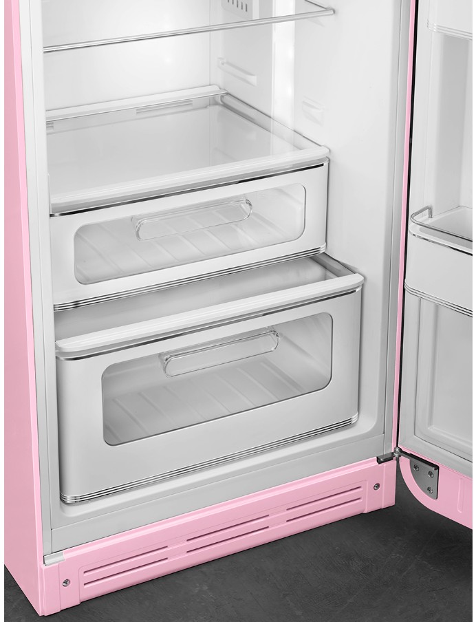 Smeg FAB30RPK5, frigorífico dos puertas, 172x60cm, 50's Style, rosa, clase D