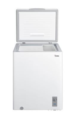Midea MDRC207SLF01G, arcón congelador, 85x63,2cm, blanco, clase F