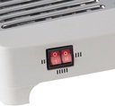 Jata TT5016, tostadora horizontal, 1000w, 35x25cm, 3 niveles de calor, bandeja recogemigas, blanco