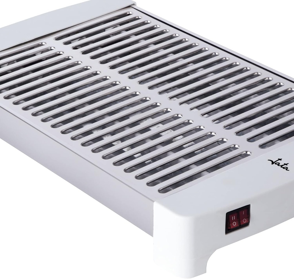 Jata TT5016, tostadora horizontal, 1000w, 35x25cm, 3 niveles de calor, bandeja recogemigas, blanco