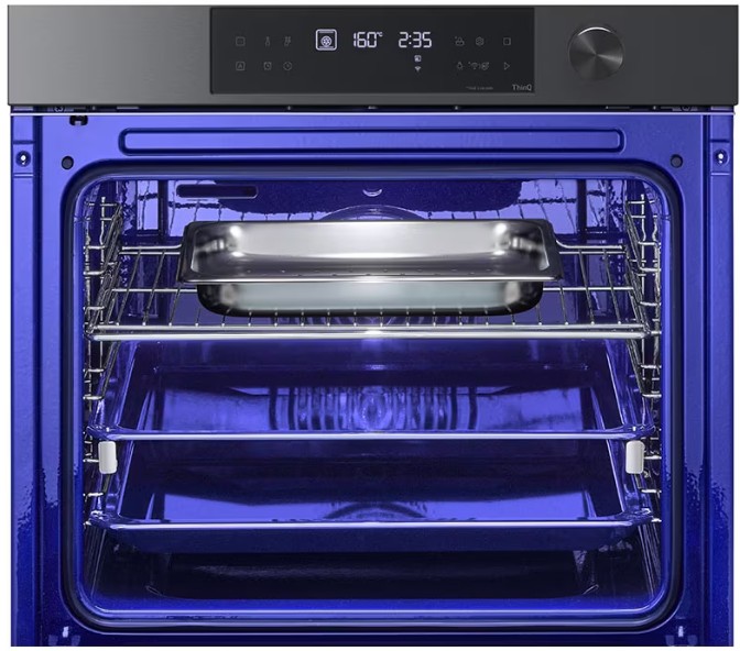 LG WSED7613B, horno pirolítico, Instaview, 76l, 59,2cm, inox, clase A+