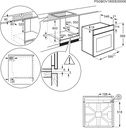 Electrolux EOF4P56X, horno pirolítico, 72l, 59x56x55cm, inox, clase A+
