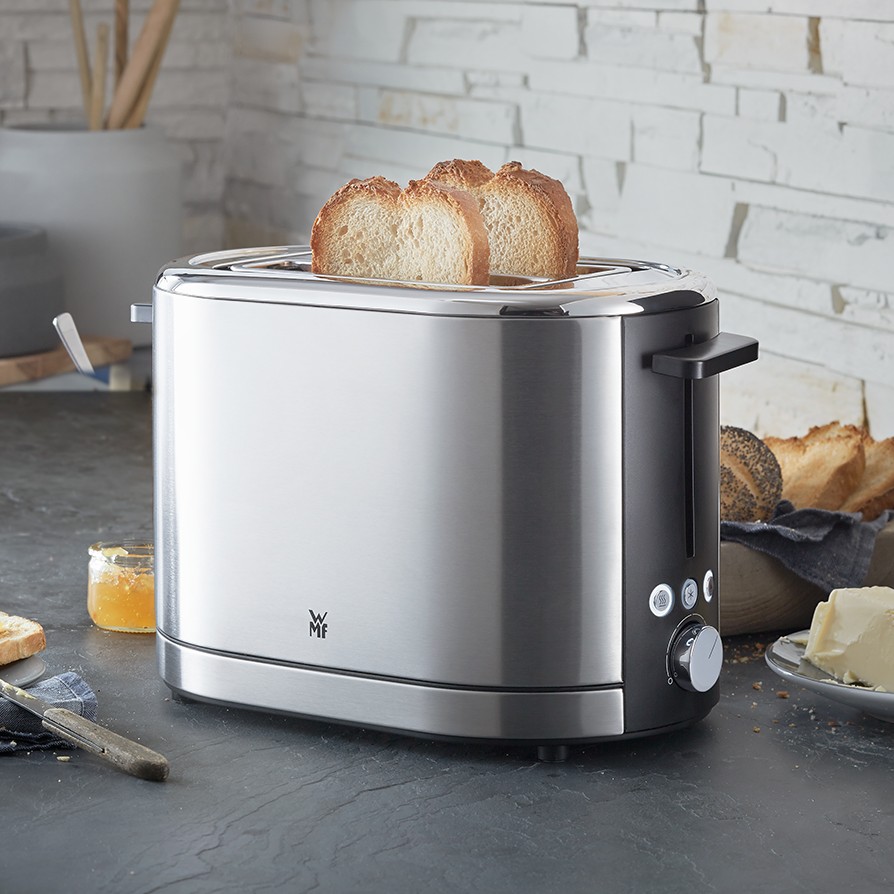 WMF Lono, tostador doble ranura, 900w, 7 niveles, inox Cromargan