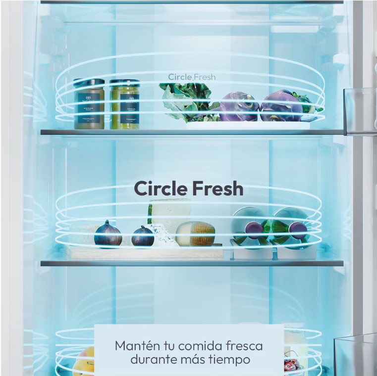 Candy CNCQ2T618EW, frigorífico combi libre instalación, 1,85x60cm, NoFrost, blanco, clase E