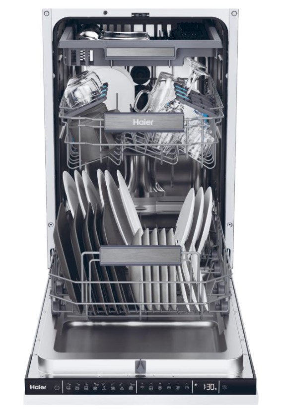 HAIER XI1C3TB2FB, lavavajillas I-Pro Shine Series 4, Integración Total, 11 servicios, 8 programas, clase C