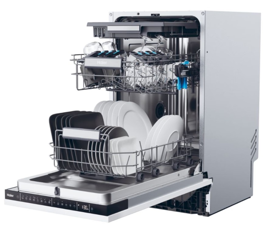 HAIER XI1C3TB2FB, lavavajillas I-Pro Shine Series 4, Integración Total, 11 servicios, 8 programas, clase C