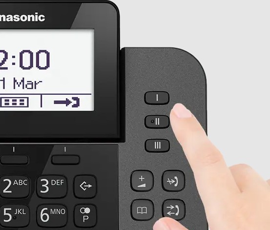 Panasonic KX-TGF310EXM, teléfono inalámbrico, contestador automático, 3 botones de marcado, plateado
