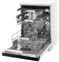 Whirlpool W7F HS41, lavavajillas blanco, 60cm, 15 cubiertos, PowerClean Pro, blanco, clase C