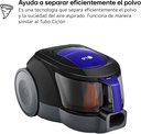 LG VC5506NHTB, aspirador sin bolsa, 650w tecnología Elipse ciclónica, azul