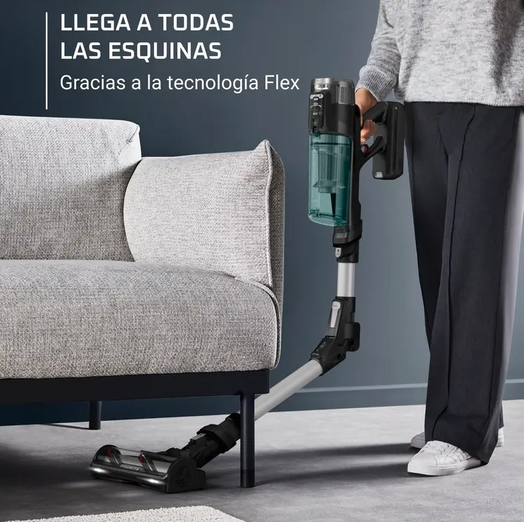 Rowenta RH9A32WO, aspirador escoba, autonomía de 60 min, 1,6kg, verde