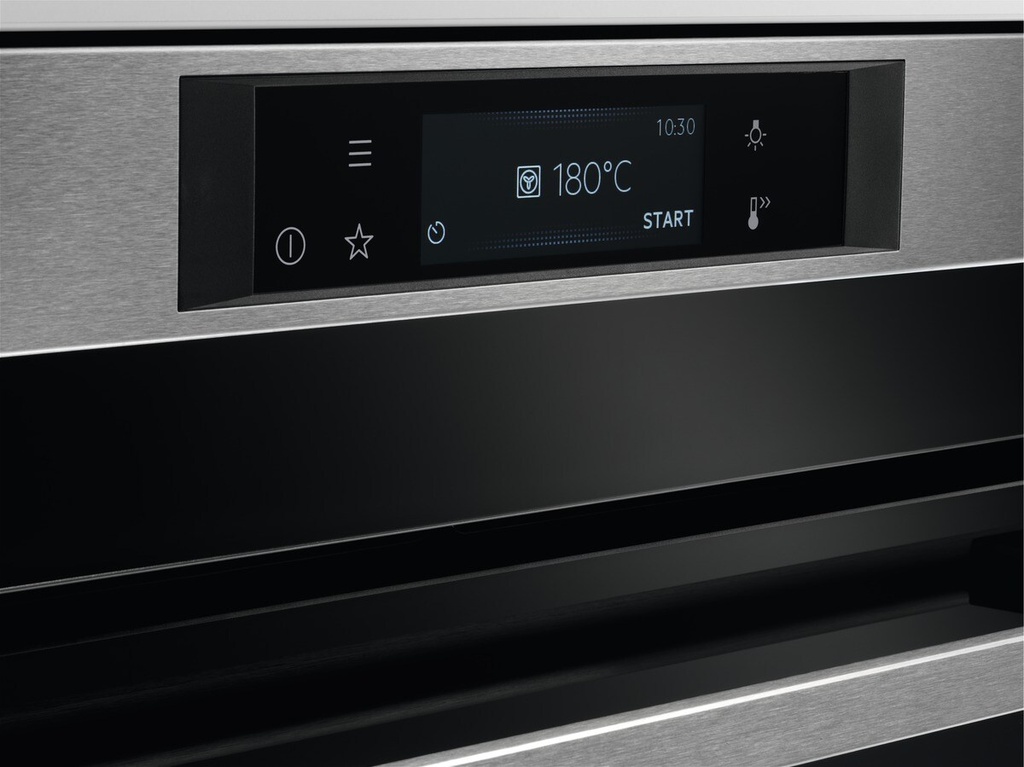AEG BSE782380M, horno a vapor, serie 8000, SteamBoost, limpieza a vapor, 20 funciones, inox, clase A++