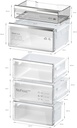 Bosch KGN39LBCF,  Frigorífico combi , 2 puertas, No Frost, 203 x 60 cm, cristal negro, Serie 6
