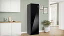 Bosch KGN39LBCF,  Frigorífico combi , 2 puertas, No Frost, 203 x 60 cm, cristal negro, Serie 6