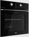 Teka HLB 8510 P BK, horno multifunción, pirolítico, Maestro Pizza, cristal negro, programa 340ºC