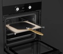 Teka HLB 8510 P BK, horno multifunción, pirolítico, Maestro Pizza, cristal negro, programa 340ºC
