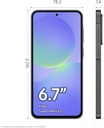 Teléfono Samsung Galaxy A36 5G, Pantalla 6,7" Super Amoled, Procesador Snapdragon 6 Gen 3, Cámara 50 mpx, Memoria Ram 8gb, Memoria Interna 256gb, Batería 5000mAh