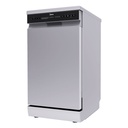 Midea MDWEF1034CSS, Lavavajillas de libre instalación, 45cm, control WiFi, inox, clase E