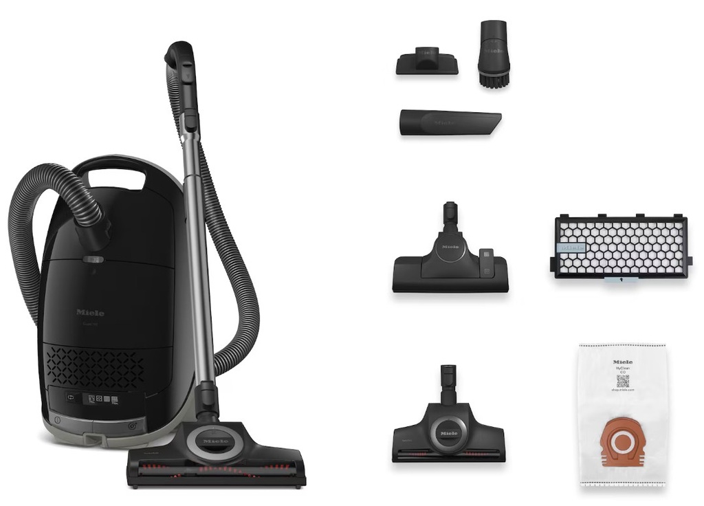 Miele Guard M1 Cat & Dog, aspirador con bolsa, filtro Active AirClean, cepillo TurboTeQ, color Obsidian Black