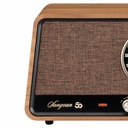 Sangean WR-101, radio AM / FM, Bluetooth, AUX Radio de sobremesa de madera premium