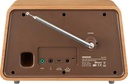 Sangean WR-201D, radio DAB+ / FM-RDS, Bluetooth, AUX Radio de sobremesa de madera premium cerezo natural