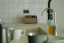Sangean WR-201D, radio DAB+ / FM-RDS, Bluetooth, AUX Radio de sobremesa de madera premium cerezo natural