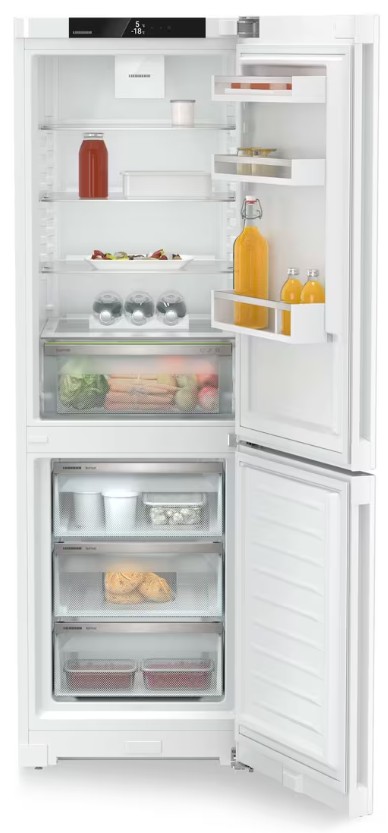 Liebherr CND5203, frigorífico combi, EasyFresh, NoFrost, 185,5cm, blanco, clase D