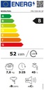 Whirlpool FFB 7259 WV, lavadora de carga frontal, libre instalación, 7kg, 1200rpm, blanco, clase B