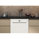 Whirlpool W7F HP33 A, lavavajillas libre instalación, 60cm, NaturalDry, blanco, clase D