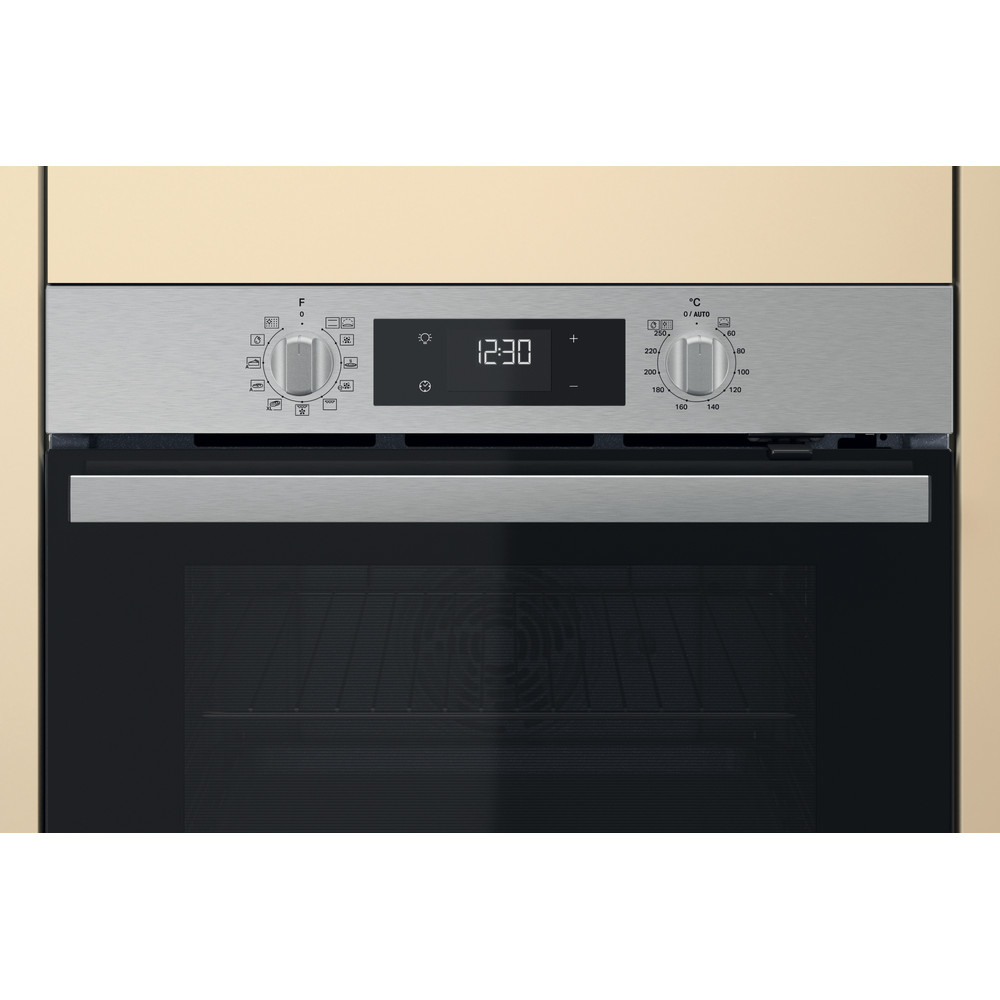 Whirlpool OMR58RR1X, horno pirolítico, 60cm, Cook3, inox, clase A