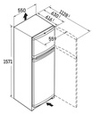 Liebherr CTe 2931, frígorifico combi, 157,1cm, SmartFrost, blanco, clase E