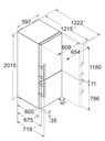Liebherr CBNsda 572i, frigorífico combi, 201,5cm, BioFresh, NoFrost, 10 años de garantía inox, clase A