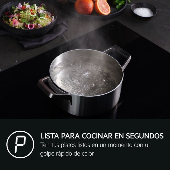 AEG IKE63471FB, placa inducción, serie 6000 flex, 60cm, FlexiBridge