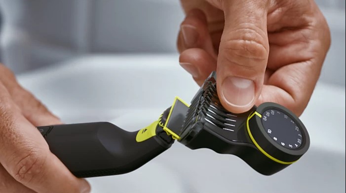 Philips QP6542/15, OneBlade Pro 360 Face + Body, cuchilla 360, uso en seco y mojado, 14 longitudes, autonomía 90 min