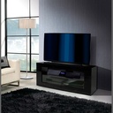 Gisan PLS80NE, mesa para TV, LCD/LED, 55", 50kg, 120x50x42cm, negro