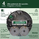 iRobot N185040, Roomba plus 405 combo, aspira y friega suelos, iRobot, AutoWash dock, negro