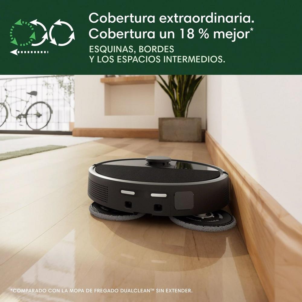 iRobot N185040, Roomba plus 405 combo, aspira y friega suelos, iRobot, AutoWash dock, negro