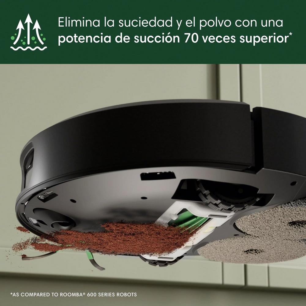 iRobot N185040, Roomba plus 405 combo, aspira y friega suelos, iRobot, AutoWash dock, negro